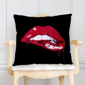 Lip 💋 Print Pillow Cover